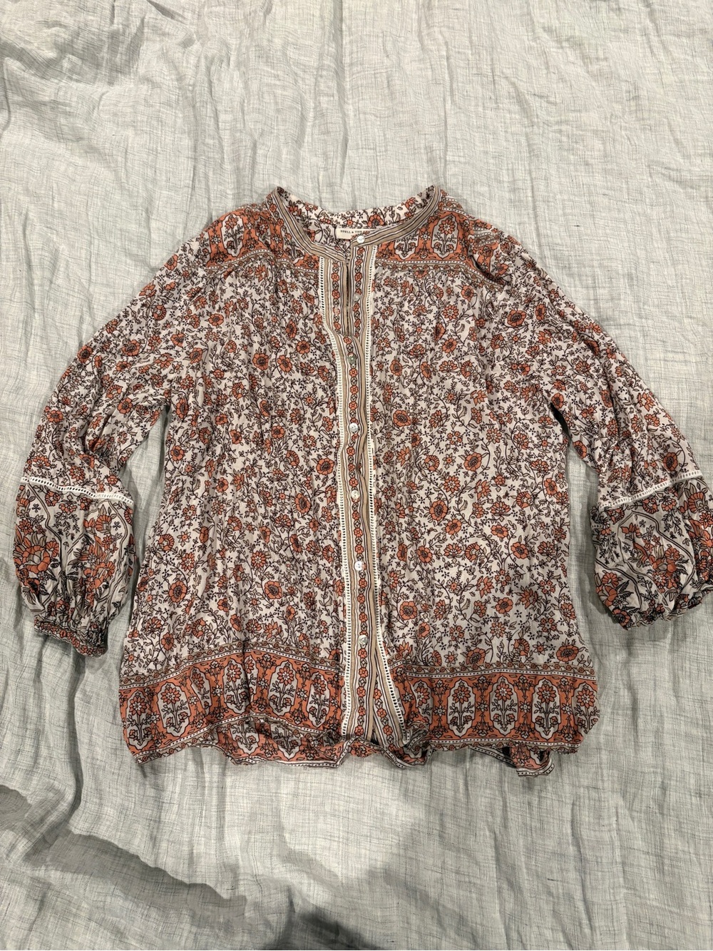 Spell Jasmine Blouse in Cream